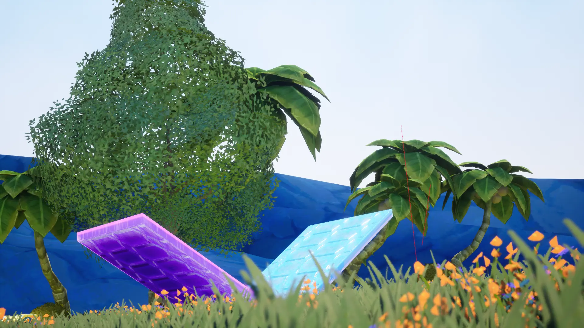 Creative Destruction 2 1v1 match with enhanced graphics and battle royale action